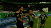 Soccer Goal GIF by VfL Wolfsburg