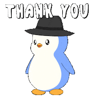 Thank You So Much Sticker by Pudgy Penguins