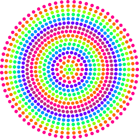 Rainbow Flower Sticker by ABBY