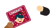 Congrats Graduation Sticker by SantaClaraUniversity