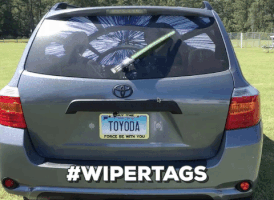 wipertags green one cover lightsaber GIF