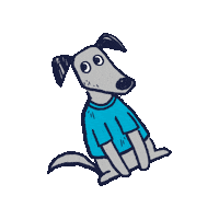Happy Dogs Sticker by BABAUBA