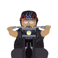 Biker Sticker by South Park