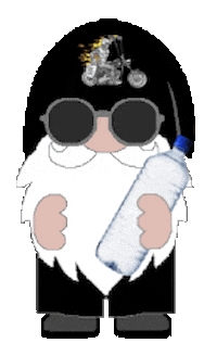 Motorcycle Gnome Sticker