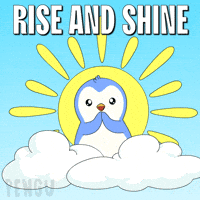 Good Morning Sun GIF by Pudgy Penguins