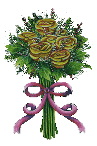 Flowers Thank You Sticker