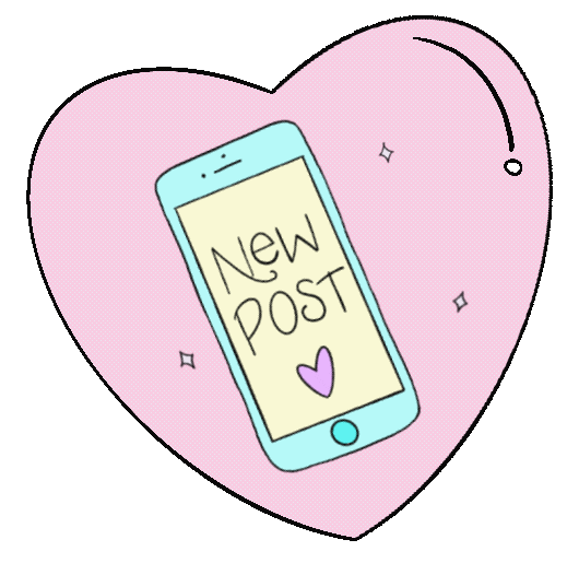 Heart Post Sticker by Fer Almeida Designer