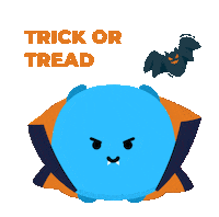 Trick Or Treat Halloween Sticker by Bookly
