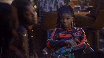 Chloe Bailey Reaction GIF by grown-ish