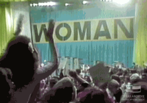 Equal Rights Amendment Cheer GIF by Texas Archive of the Moving Image