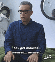 Aroused Fred Armisen GIF