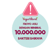 Yogurt Froyo Sticker by Yogurtland Indonesia