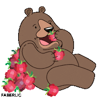 Bears Eating Sticker by Faberlic