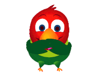 Bird Flyingkiss Sticker by Cuckoo Workout