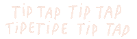 Tip Tap Sticker