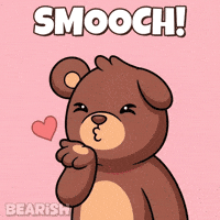 Love You Kiss GIF by BEARISH