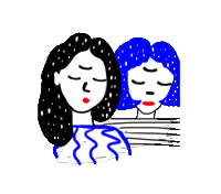 Girls Eyes Sticker