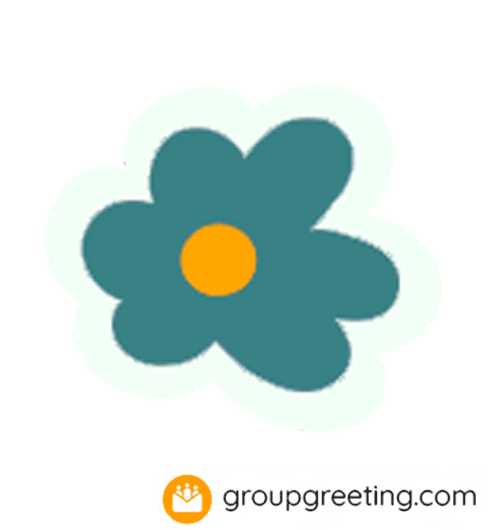 GroupGreetingcards giphyupload flower groupgreeting group greeting Sticker