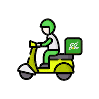 GoGrocer delivery chicago scooter go grocer Sticker