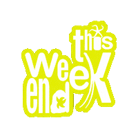 This Weekend Sticker by Kaaitheater