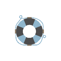 islandmedia sea diving buoy snorkling Sticker