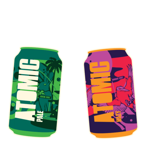 ATOMICBREWERY giphyupload beer cheers beers Sticker