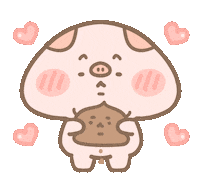 Happy Heart Sticker by 豚豚TunTun