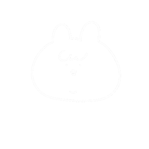 うさぎ 白 Sticker