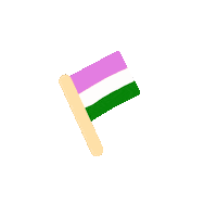 elbarochadesigns rainbow gay pride queer Sticker