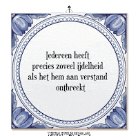 Wijsheid Troost Sticker by Tegelspreuken.nl