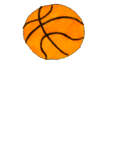 Basketball Basket Sticker