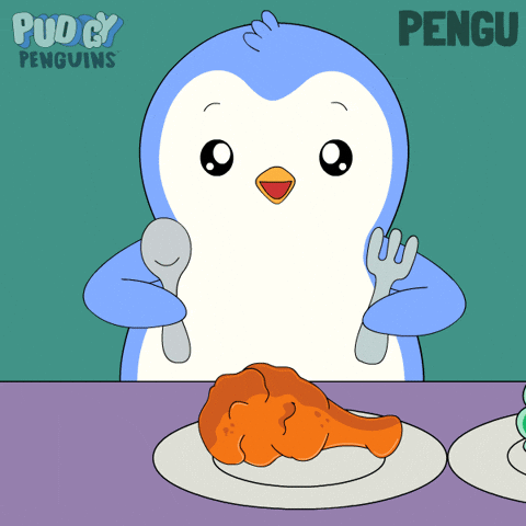 Eat On A Diet GIF by Pudgy Penguins