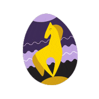 Art Horse Sticker by Erstwilder