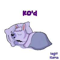 Knock Out Sheep Sticker by VeeFriends