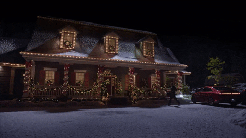 white christmas snow GIF by Hallmark Channel
