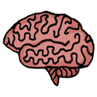 Think Mental Health Sticker by Pretty Whiskey / Alex Sautter