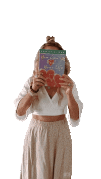 Books Reading Sticker by I AM Healing Gifts