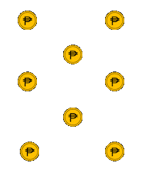 cash peso Sticker