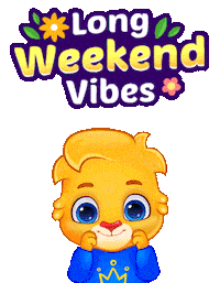 Long Weekend Sticker by Lucas and Friends by RV AppStudios
