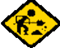 under construction please STICKER