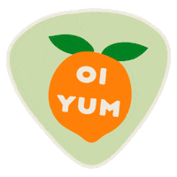 Orange Allmyfriends Sticker