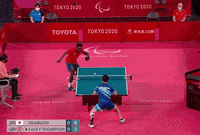 Ping Pong Sport GIF by International Paralympic Committee