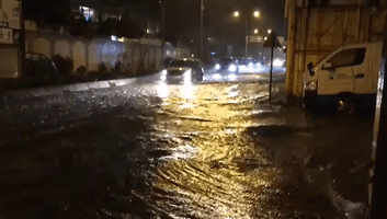 Torrential Rain Brings Flash Flooding to Hong Kong's New Territories