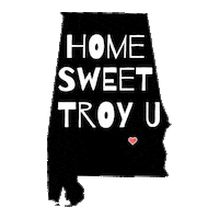 troy alabama mytroyu Sticker by troyuniversity