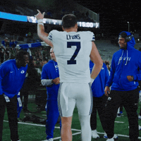 Byu Football Dance GIF by BYU Cougars