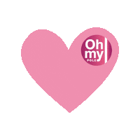 Heart Love Sticker by Oh my Pole