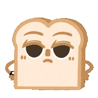 Bread Waiting Sticker by gossekidd