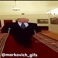 Walking Putin GIF