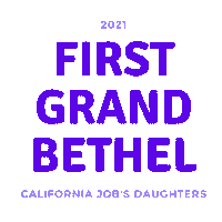 Bethel Sticker by California Job's Daughters