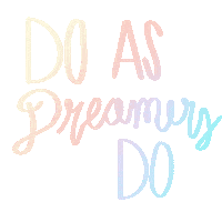 painteddreamsco rainbow aesthetic lettering dream Sticker